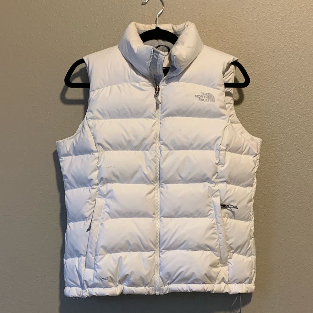 White North Face Vest